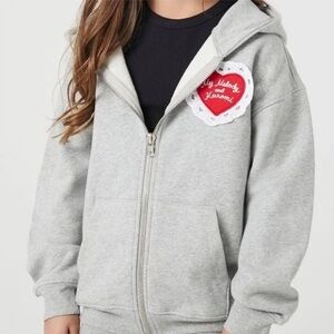 FOREVER 21 Hello Kitty My Melody & Kuromi Girls Zip Hoodie Sweatshirt Size 13/14